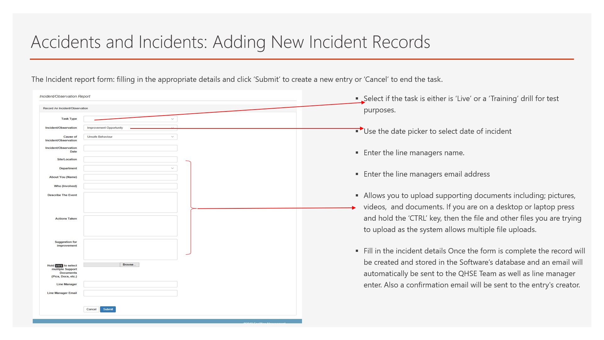 Incident Booking System